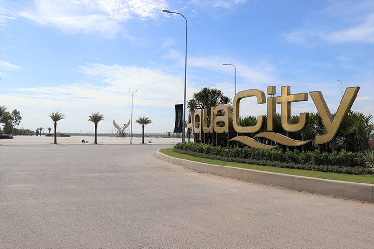 Một góc trong dự án Khu đô thị Aqua City. Xử phạt hàng loạt công trình xây dựng không phép tại Khu đô thị Aqua City, thành phố Biên Hòa -0
