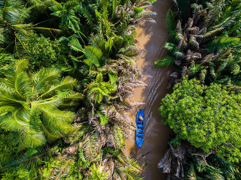 Khung cảnh thiên nhiên trên sông Mekong (Ảnh: GETTYIMAGE/LONELYPLANET) Việt Nam trong top điểm đến tốt nhất để du lịch cá nhân -0