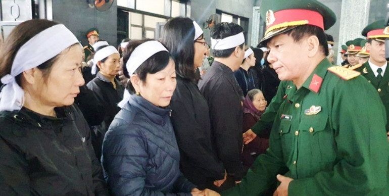 Lễ viếng, an táng liệt sĩ Hoàng Mai Vui -0