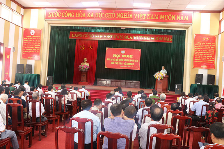 Bộ trưởng Công an Tô Lâm tiếp xúc cử tri tại thị xã Từ Sơn (Bắc Ninh) -0