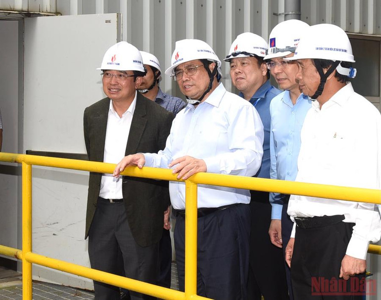 Thủ tướng Phạm Minh Chính kiểm tra tiến độ Nhà máy Nhiệt điện Thái Bình 2. Thủ tướng Phạm Minh Chính thăm và làm việc tại Thái Bình -0