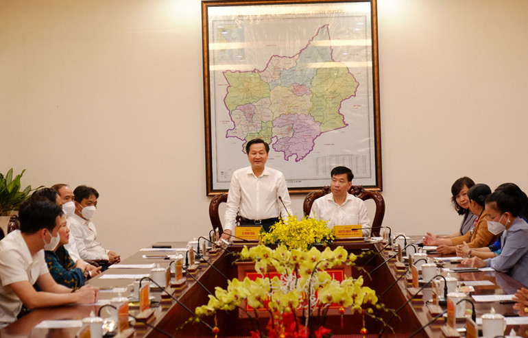 Phó Thủ tướng Lê Minh Khái thăm, chúc Tết, làm việc tại Bình Phước -0