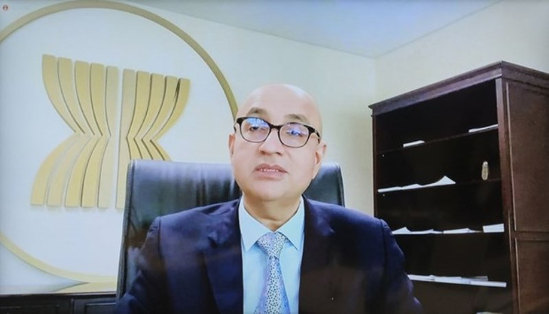 Ông Satvinder Singh, Phó Tổng Thư ký phụ trách Cộng đồng Kinh tế ASEAN. (Ảnh: TTXVN) Nâng cấp Hiệp định Thương mại Hàng hóa ASEAN để đáp ứng tình hình mới -0