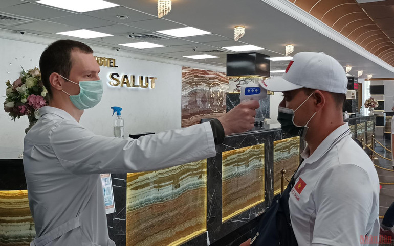 Army Games 2021: Đoàn Việt Nam luyện tập duy trì thể trạng tốt trong những ngày cách ly -0