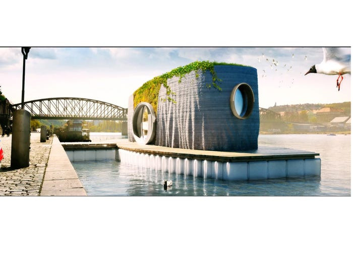 Nhà nổi in 3D hoàn thành trong 48 giờ, tồn tại một thế kỷ ảnh 13