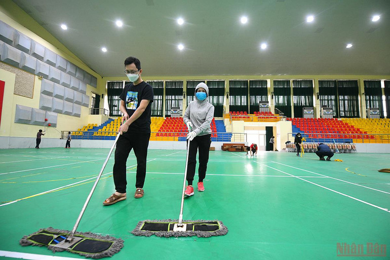 Hà Nội: Các nhà thi đấu, sân vận động gấp rút chuẩn bị cho SEA Games 31 -0