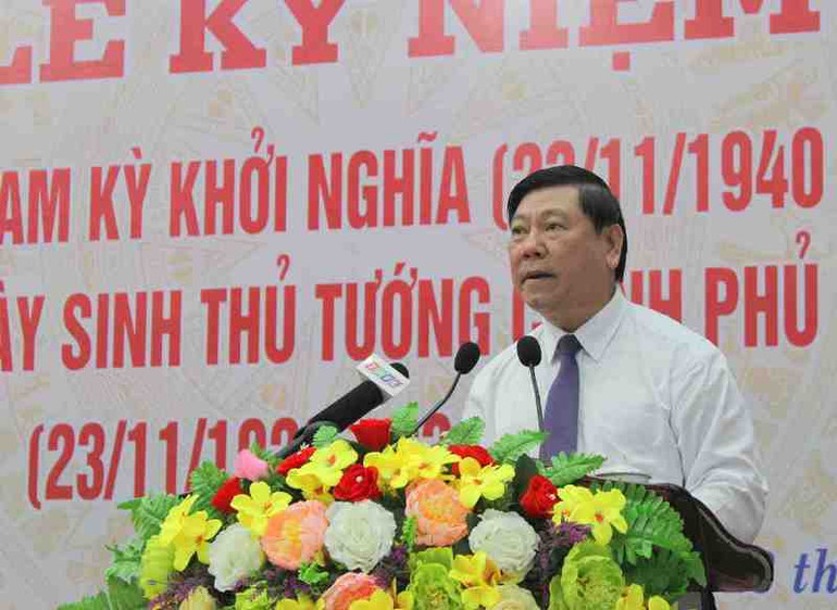 Kỷ niệm 80 năm Ngày Nam Kỳ khởi nghĩa và 98 năm Ngày sinh Thủ tướng Võ Văn Kiệt -0