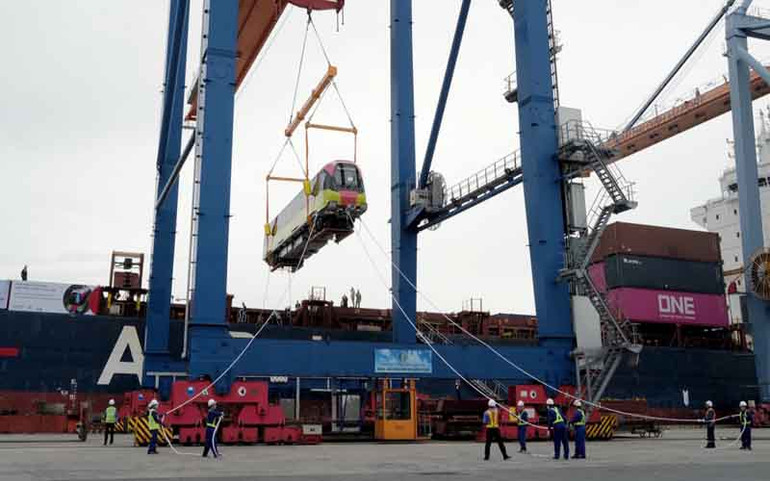 Đón đoàn tàu đầu tiên dự án đường sắt Nhổn - Ga Hà Nội -0