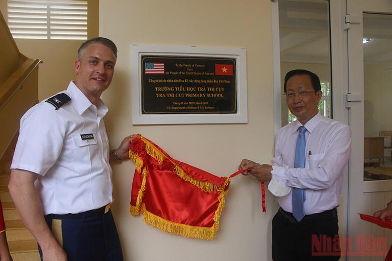 Khánh thành trường tiểu học do Hoa Kỳ tài trợ tại Bến Tre -0