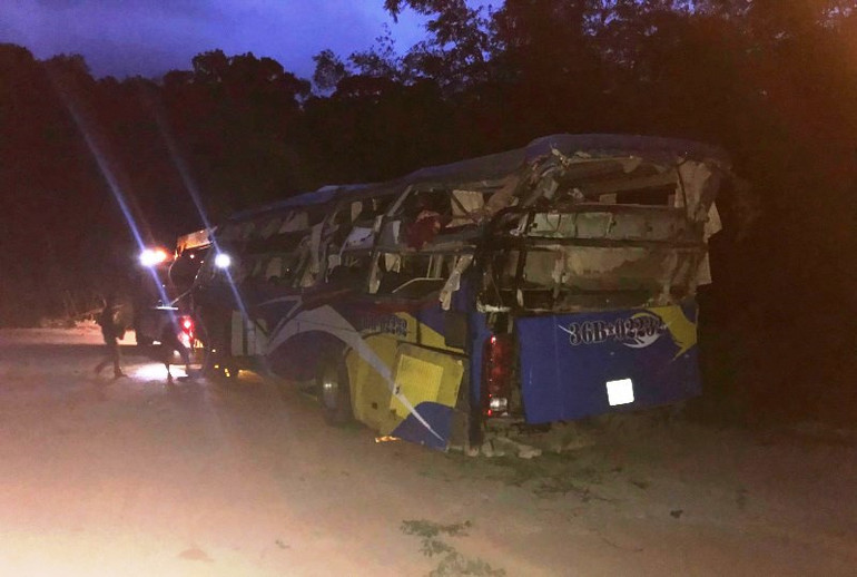 [Cập nhật] Tai nạn xe khách ở đèo Ngọc Vin: Đa số người bị thương đã qua cơn nguy kịch -0