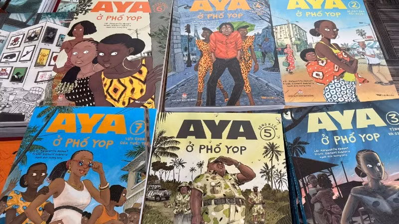 Bộ truyện tranh "Aya ở phố Yop".