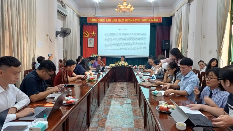 Toàn cảnh hội thảo "Văn học và xây dựng quốc gia ở Đông Nam Á: Các vấn đề lý thuyết và ứng dụng".