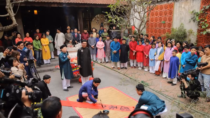 "Tết Việt - Tết Phố" những năm trước là hoạt động thu hút đông đảo du khách tham gia.