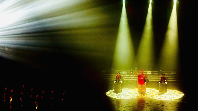 Đêm diễn "Thiêng" mở cửa miễn phí phục vụ bà con nhân dân Sa Pa và khách du lịch.