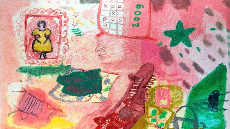 Một trích đoạn trong tác phẩm của họa sĩ Nguyễn Linh Trang.