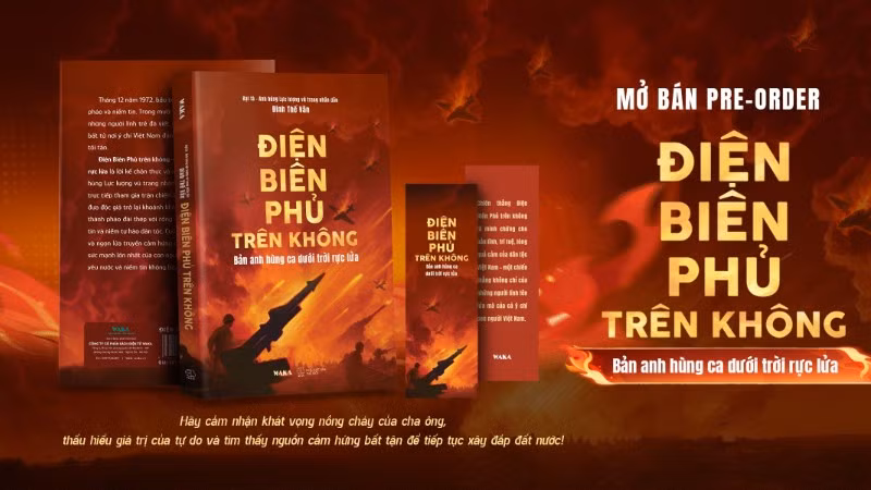 Hồi ký "Điện Biên Phủ trên không - Bản anh hùng ca dưới trời rực lửa" được giới thiệu trang trọng.