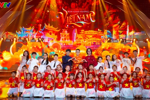Chương trình là bản giao hưởng của niềm tin và khát vọng Việt Nam. (Ảnh: VTV)