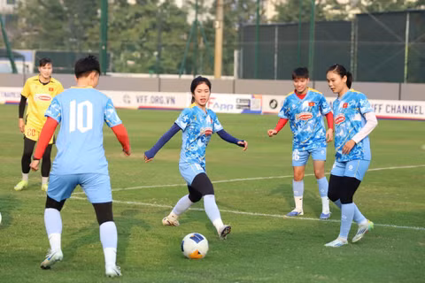 Đội tuyển nữ Việt Nam hướng tới mục tiêu lớn trong năm 2026. (Ảnh: VFF)