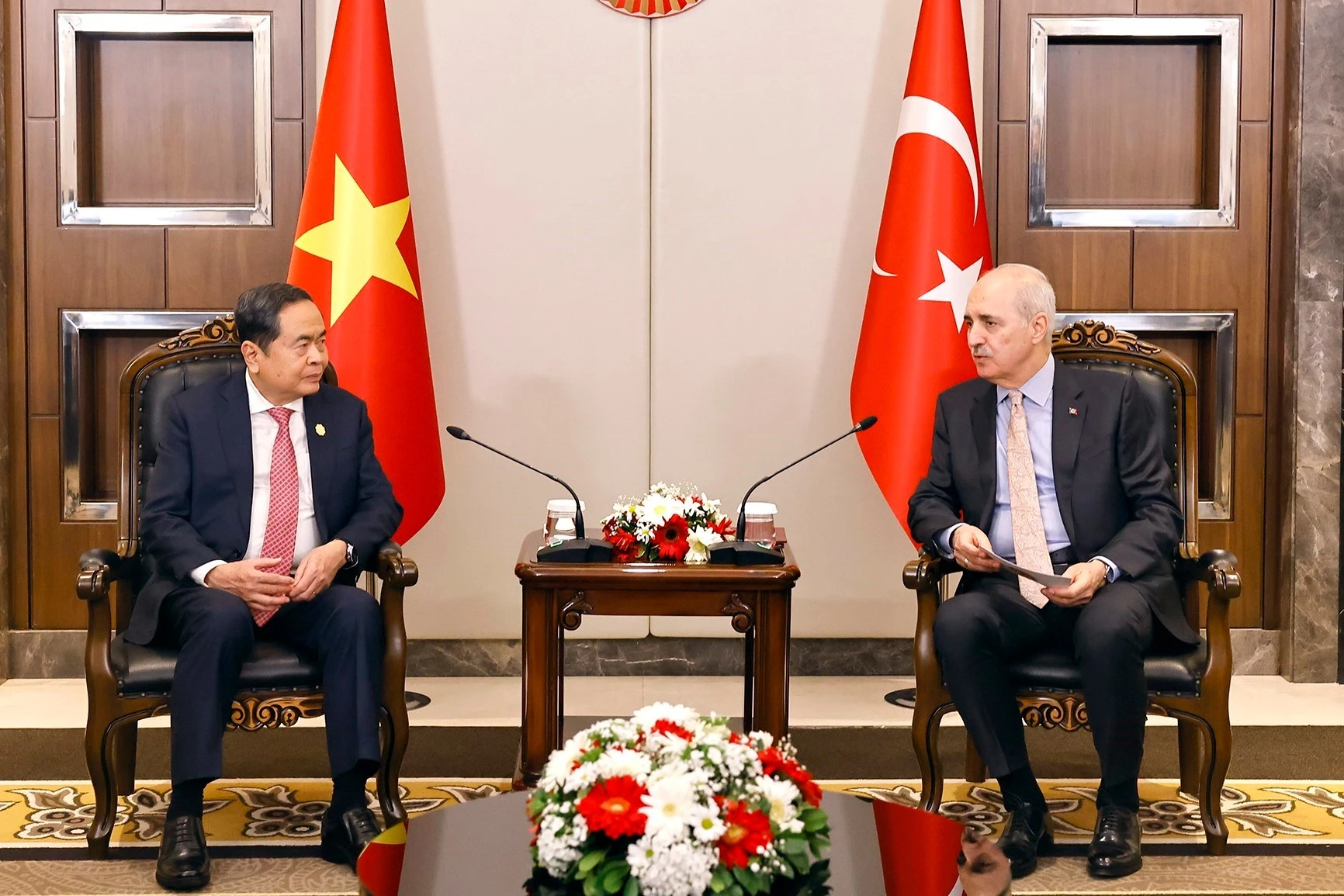 Chủ tịch Quốc hội Trần Thanh Mẫn hội kiến lãnh đạo Thổ Nhĩ Kỳ, thúc đẩy quan hệ song phương