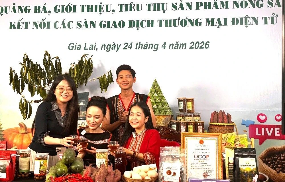 Livestream chiến lược giúp nông sản Gia Lai vươn xa trên thị trường số