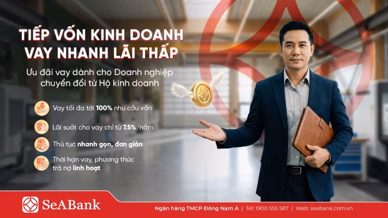 Tiếp vốn kinh doanh cho các doanh nghiệp.