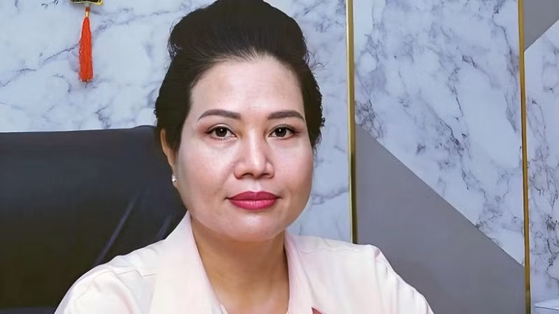 Lê Thúy Hằng, cựu Tổng giám đốc Công ty Vàng bạc đá quý Sài Gòn (SJC) trước khi bị truy tố.