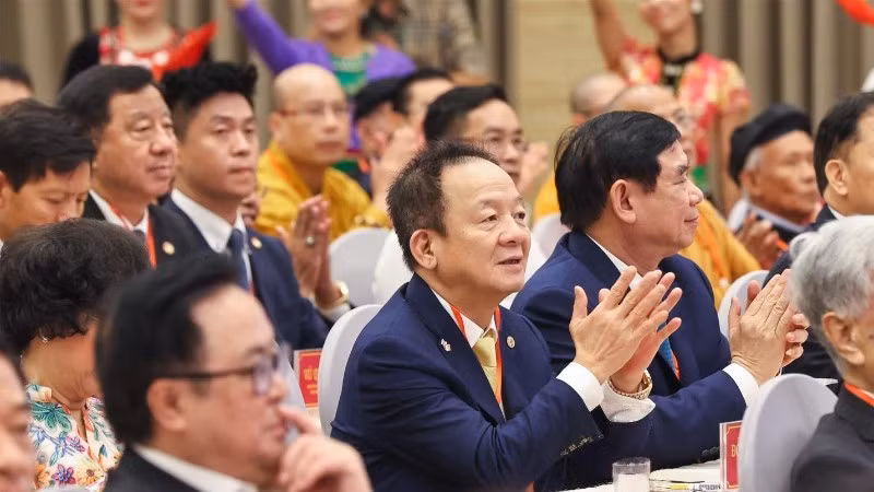 Doanh nhân Đỗ Quang Hiển, Nhà sáng lập, Chủ tịch Điều hành Tập đoàn T&T Group, tại Hội nghị.