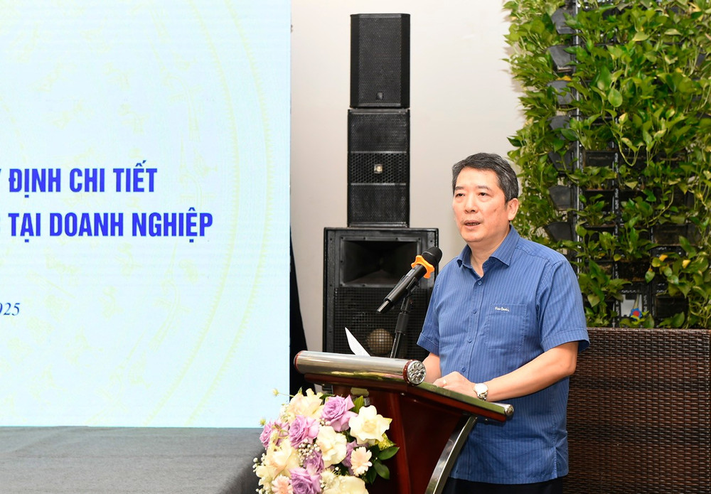 Thứ trưởng Tài chính Cao Anh Tuấn phát biểu tại Hội thảo. e6b173aadebb68e531aa.jpg