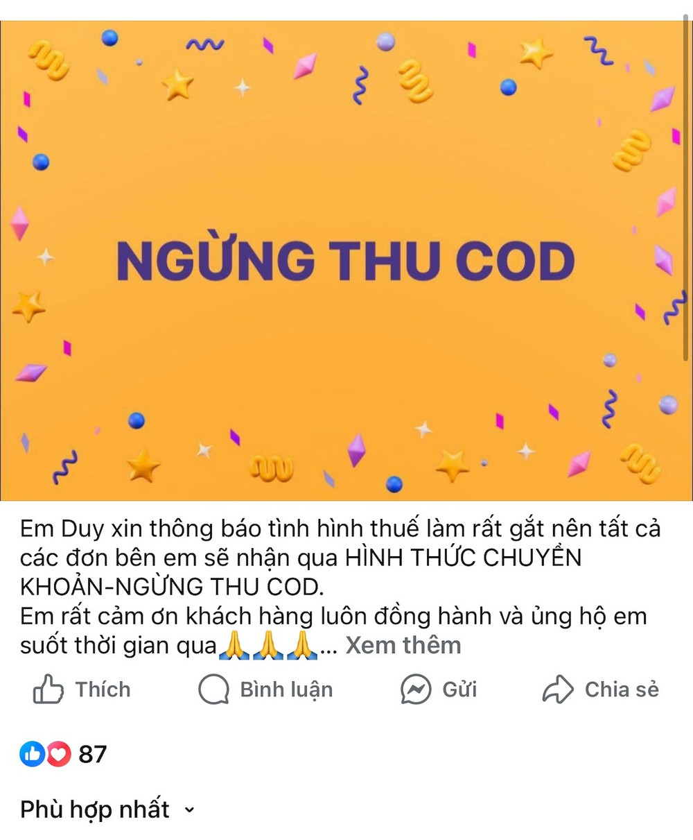 Một chủ shop thông báo ngừng thu COD. img-4920.jpg