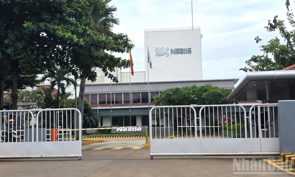 Công ty TNHH Nestlé Việt Nam, khu công nghiệp Biên Hòa 2, tỉnh Đồng Nai.