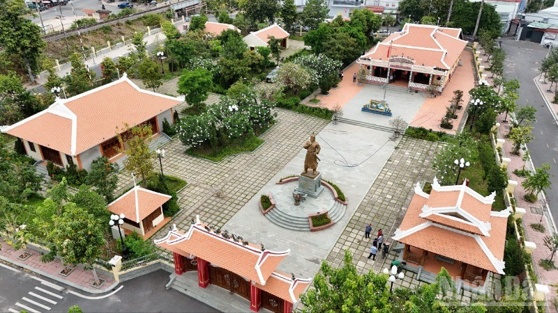 Toàn cảnh Di tích lịch sử-văn hóa cấp quốc gia đền thờ Nguyễn Hữu Cảnh, tại phường Hiệp Hòa, thành phố Biên Hòa.