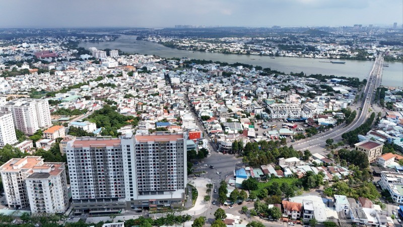 Một góc đô thị Biên Hòa nằm sát sông Đồng Nai. ndo_br_444-resize-8752.jpg