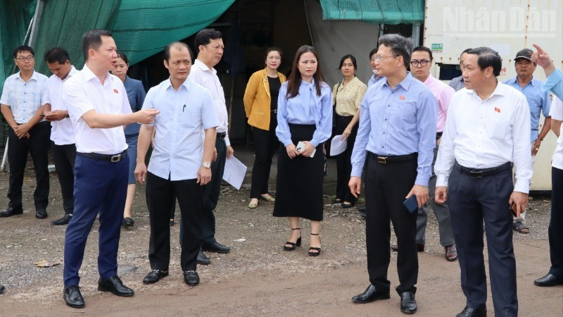 Các đại biểu Quốc hội khảo sát tình hình sử dụng đất tại Khu công nghiệp Biên Hòa 1. ndo_tr_9-resize-3820.jpg