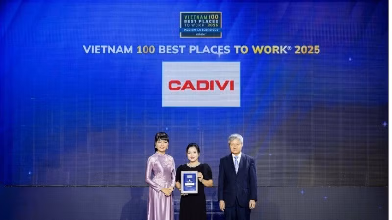 Danh hiệu " Nơi làm việc Tốt nhất Việt Nam" là minh chứng cho môi trường làm việc chuyên nghiệp tại Cadivi.
