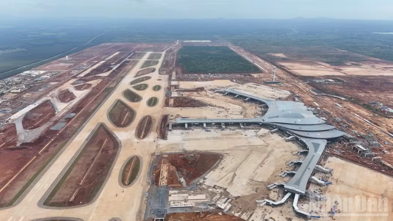 Sân bay Long Thành được xây dựng tại xã Long Thành, tỉnh Đồng Nai với diện tích hơn 5.000ha.