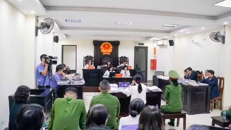 Quang cảnh phiên tòa. (Ảnh: TL)