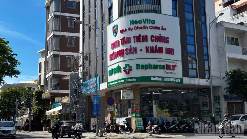 Trụ sở Công ty Cổ phần Dược-Thiết bị y tế Đà Nẵng. (Ảnh: ANH ĐÀO)