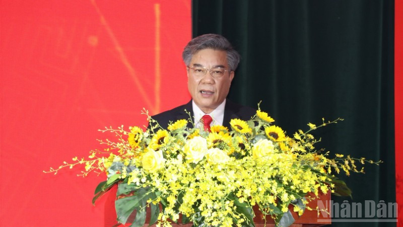 Đồng chí Dương Minh Dũng, Ủy viên Ban Thường vụ Tỉnh ủy Đồng Nai, Bí thư Đảng ủy xã Long Thành phát biểu khai mạc Đại hội. ndo_br_4-resize-7222-9928.jpg