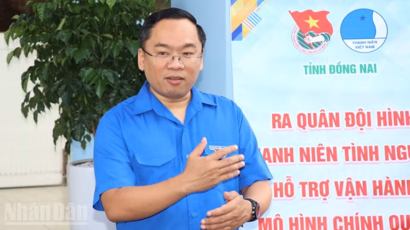 Đồng chí Nguyễn Minh Kiên, Tỉnh ủy viên, Phó Chủ tịch Ủy ban Mặt trận Tổ quốc Việt Nam tỉnh, Bí thư Tỉnh Đoàn Đồng Nai.
