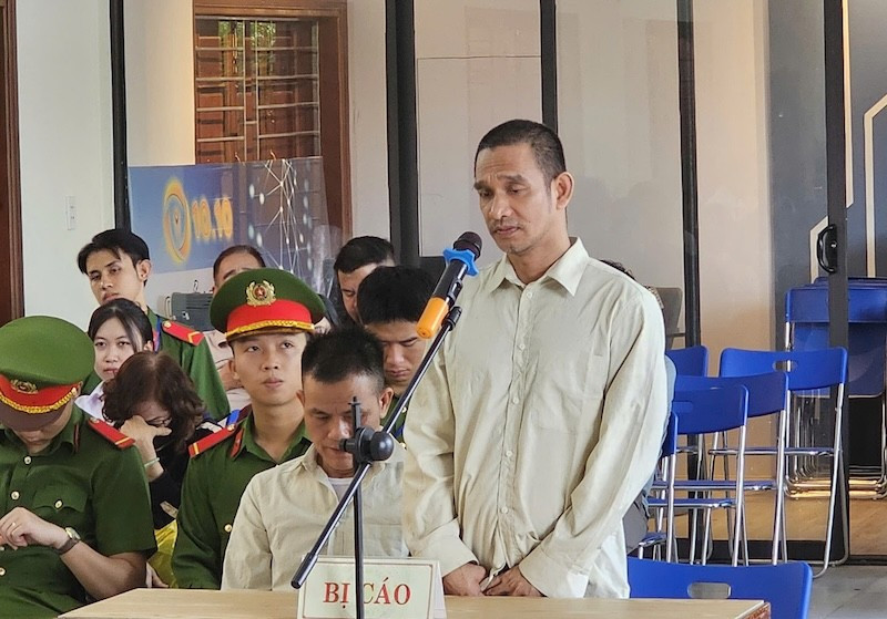 Bị cáo Trần Bảo Quốc tại phiên tòa. (Ảnh: AD) bc6438d6f3227a7c2333.jpg