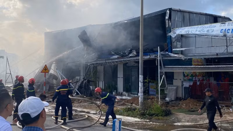 Hiện trường vụ cháy