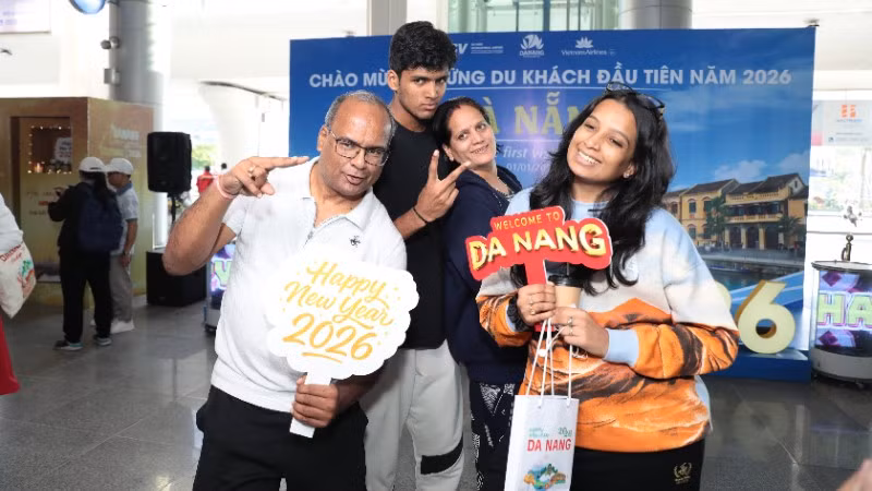 Đà Nẵng đón 908 chuyến bay quốc tế và nội địa đến trong 4 ngày nghỉ lễ Tết Dương lịch 2026.