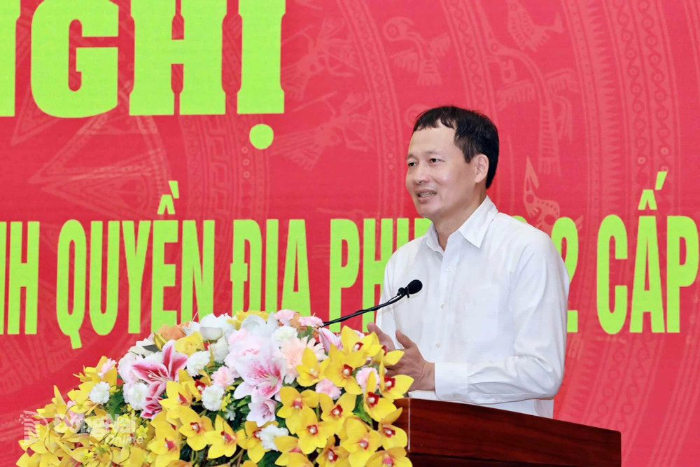 Đồng chí Vũ Hồng Văn, Bí thư Tỉnh ủy, Trưởng Đoàn đại biểu Quốc hội tỉnh Đồng Nai phát biểu bế mạc Hội nghị. (Ảnh: Công Nghĩa) 21.jpg