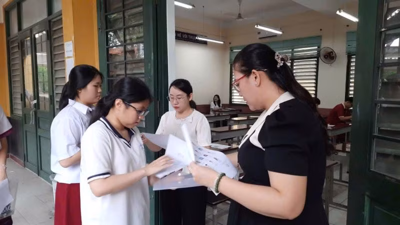 Học sinh Thành phố Hồ Chí Minh tham gia kỳ thi tốt nghiệp Trung học phổ thông năm 2025.