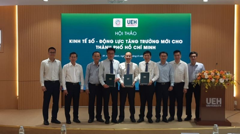 Sở Khoa học và Công nghệ Thành phố Hồ Chí Minh, Thống kê Thành phố Hồ Chí Minh, Trường Kinh tế, Luật và Quản lý nhà nước UEH ký kết biên bản ghi nhớ hợp tác.