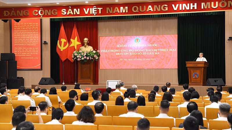 Quang cảnh buổi lễ. 