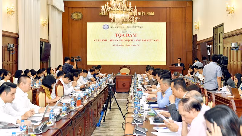 Toàn cảnh cuộc Toạ đàm. 