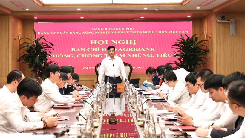 Đảng ủy Agribank tổ chức Hội nghị Ban Chỉ đạo về phòng, chống tham nhũng, lãng phí, tiêu cực năm 2025.