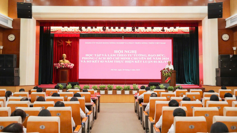 Đảng ủy Agribank tổ chức Hội nghị học tập và làm theo tư tưởng, đạo đức, phong cách Hồ Chí Minh chuyên đề năm 2024.