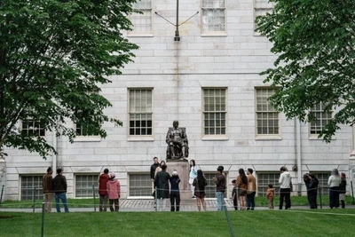 Khuôn viên Đại học Harvard. (Ảnh: Tân Hoa xã)